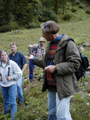 Werner Gamerith kennt alle Pflanzen, Tiere und wei&szlig; alles &uuml;ber Geologie