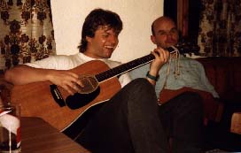 Toni und Peter - schon ziemlich sp&auml;t(er)