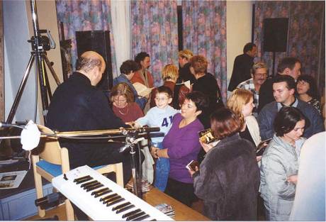 CD-Verkauf in der Pause