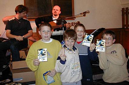 Autogrammstunde in der Pause