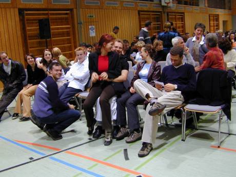 Audienzen vor Konzertbeginn