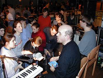 CD-Verkauf und Autogrammstunde