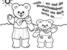 Bluatschink Teddybär zum Ausmalen