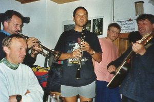 Peter beim Kristall-Quintett