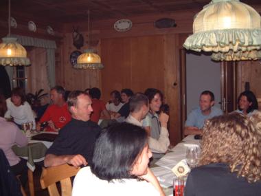 Abendessen in der Post in Elbigenalp