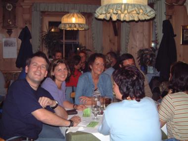 Abendessen in der Post in Elbigenalp