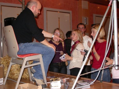 Pause, CD-Verkauf und Autogrammstunde!