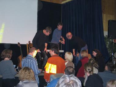 Pause, CD-Verkauf und Autogrammstunde