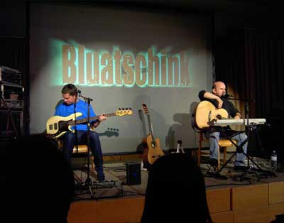 Konzertbeginn im Don-Bosco-Haus