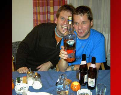 Harry und Peter bei der Aftershow-Party... vor dem 'day after' *g*