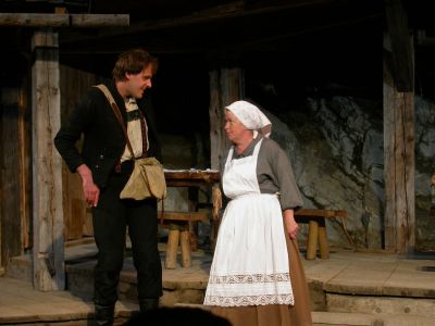 Dorothea (Gerti Wolf) und Kaspar (Ernst Schn&ouml;ller)