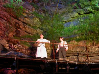 Lukas (Bernhard Wolf) und Klara (Martina Haring)