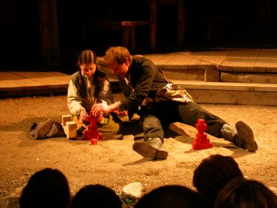 Liesele (Elisa Hauser) und Kaspar (Ernst Schn&ouml;ller)