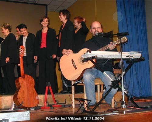 Aufregung vor dem 1. Lied