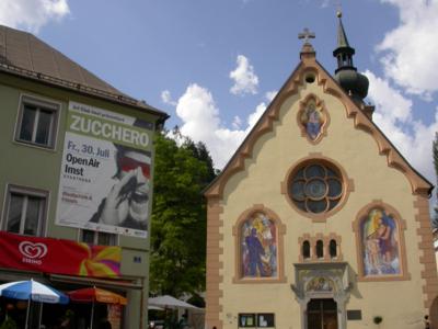 Plakat in der Imster Altstadt