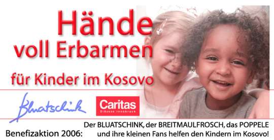 H&auml;nde voll Erbarmen f&uuml;r Kinder im Kosovo