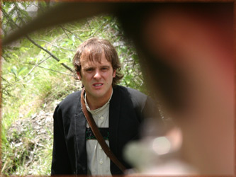 Kaspar vor der Flinte des J�gers