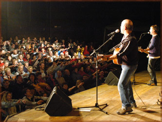 Bluatschink auf der Geierwally-B&uuml;hne