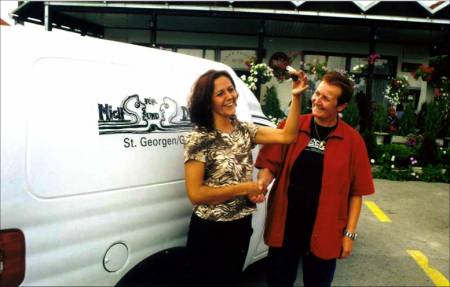 Kastenwagen für den Gemüsetransport