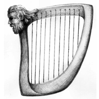 Das Lied der Nibelungen - Harfe