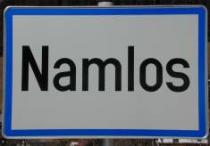 Ortstafel Namlos