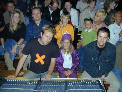 Paul am Ton-Mischpult und Audienzen