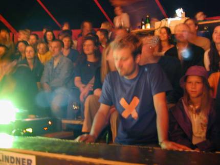 Paul am Ton-Mischpult und Audienzen