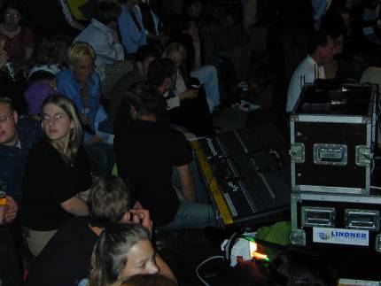 Paul am Ton-Mischpult und Audienzen