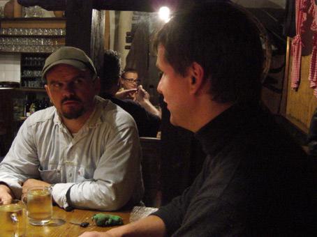 Toni und Peter nach dem Konzert