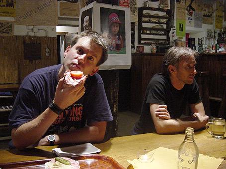 Harry und Thomas nach dem Konzert