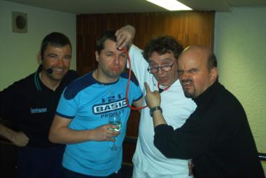 Hannes, Peter, Rudi und Toni